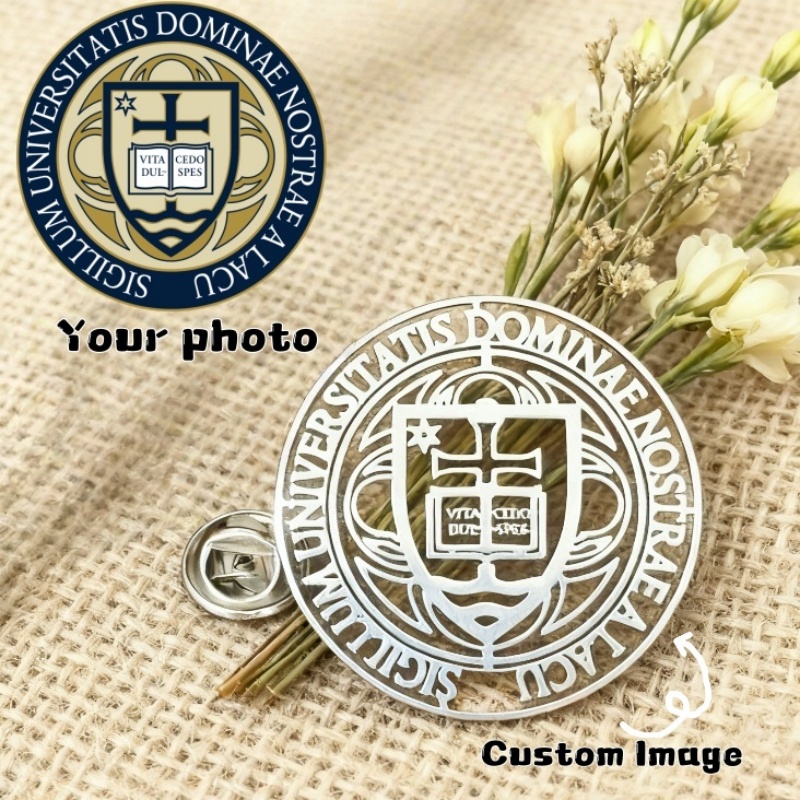 Wedding Supply Company - Broche personalizado com logotipo da empresa,