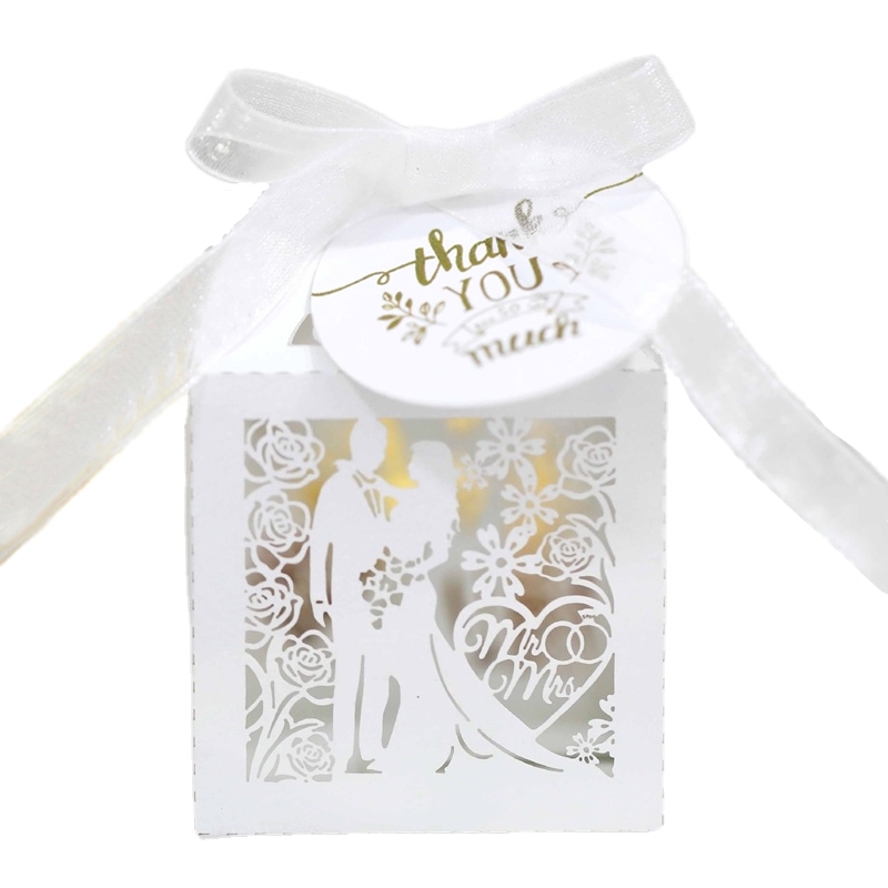 Wedding Supply List - 50/100/200 pçs casamento noivo noiva caixas