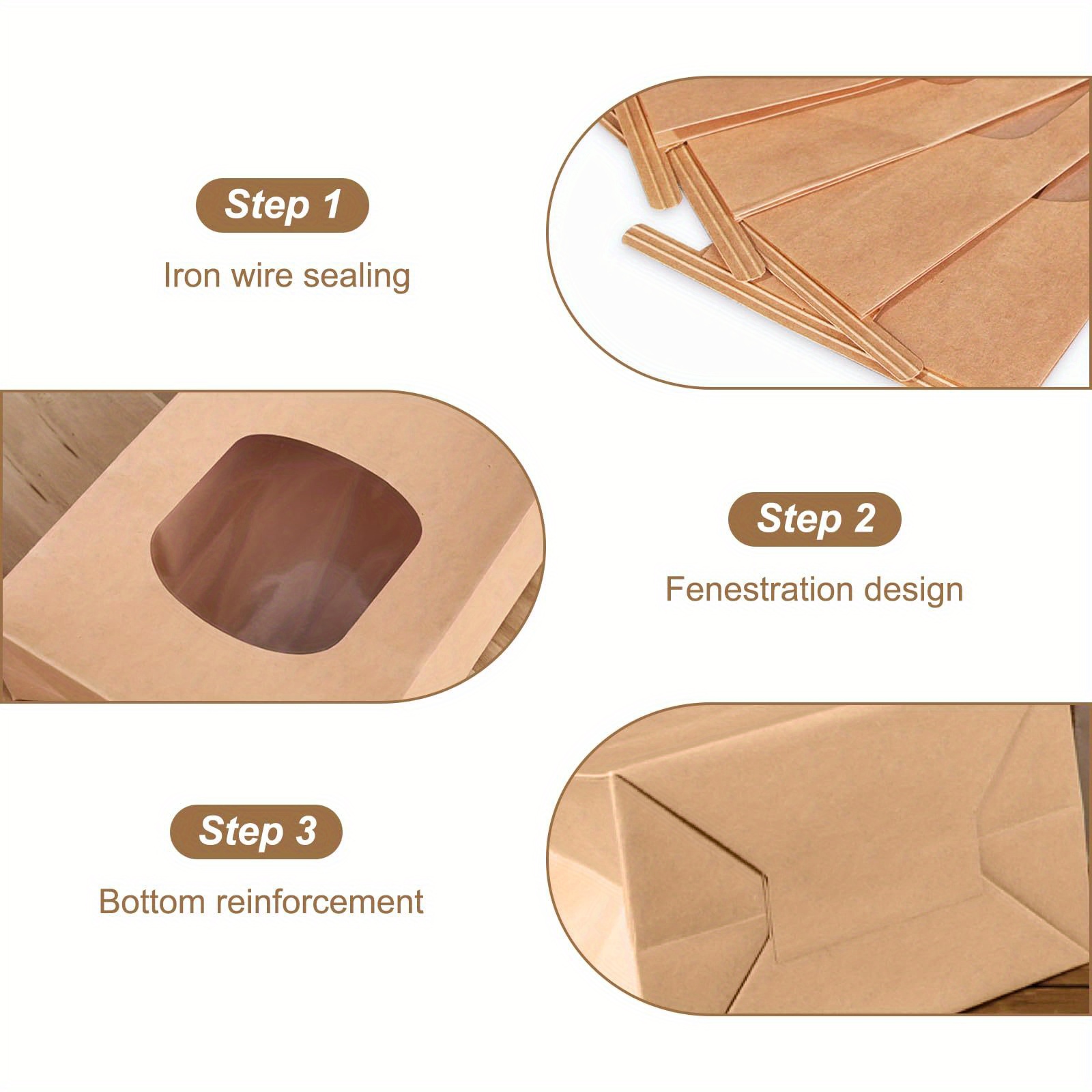 30 Sacos de Papel Marrom com J - Wedding Supply Company avaliação e preço