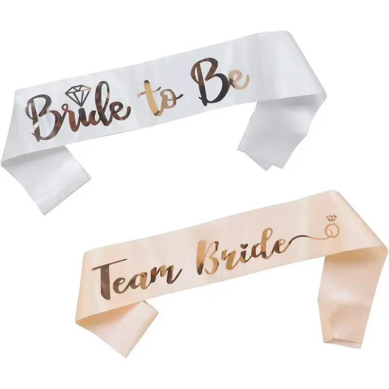 1 conjunto de faixa de cetim p - Bride Tribe Sash avaliação e preço