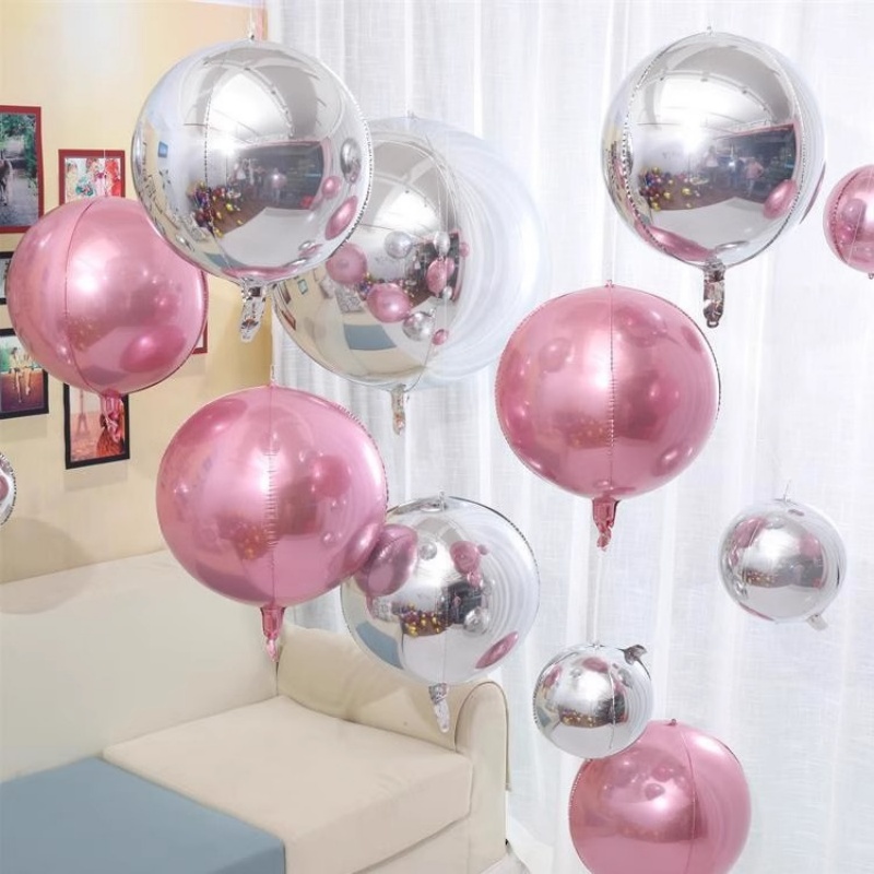 5pcs Balões Redondos de Metal  - Wedding Decor Supply Store avaliação e preço