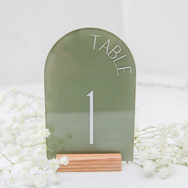 Números acrílicos personalizad - Table Number Gold avaliação e preço