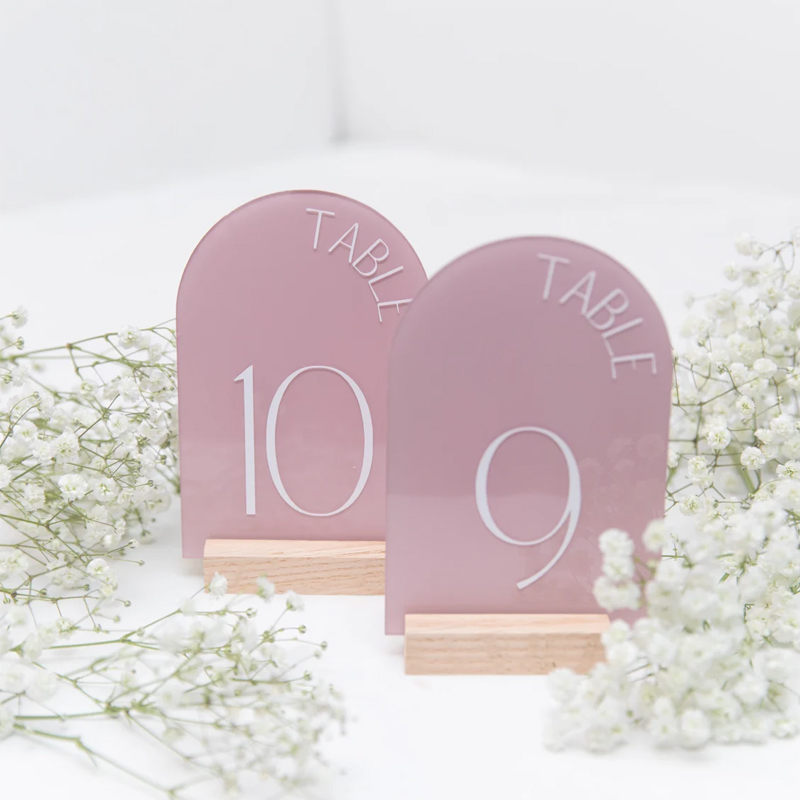 Números acrílicos personalizad - Table Number Gold avaliação e preço