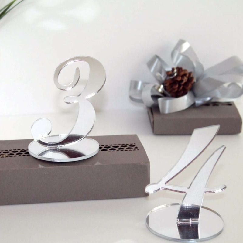 Números de Mesa de Acrílico pa - Table Number Gold avaliação e preço