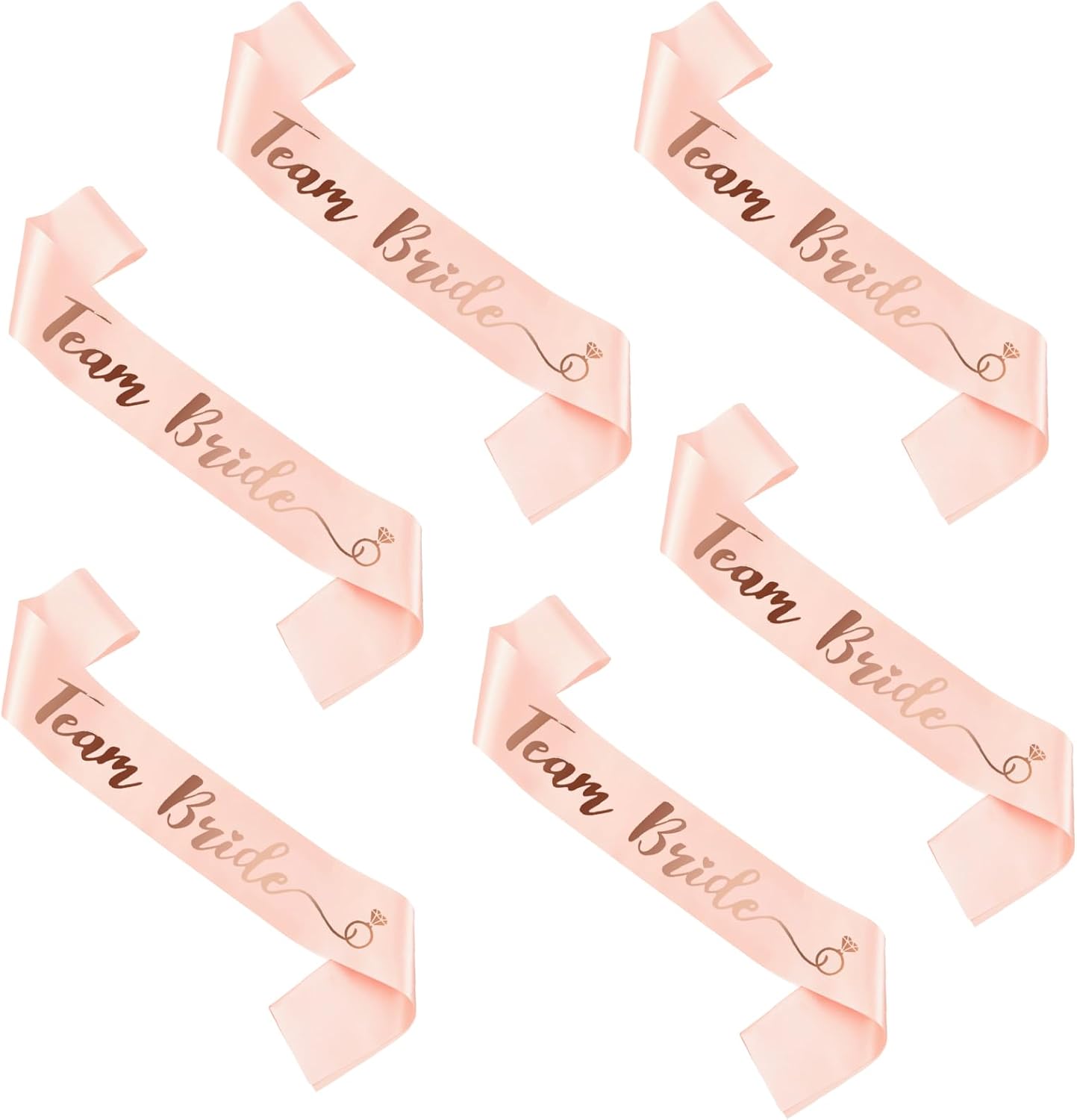 Faixa Team Bride, 6 Faixas Tea - Bride Tribe Sash avaliação e preço