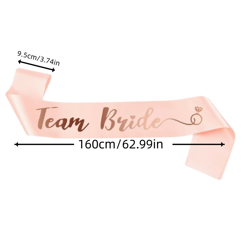 Faixa Team Bride, 6 Faixas Tea - Bride Tribe Sash avaliação e preço