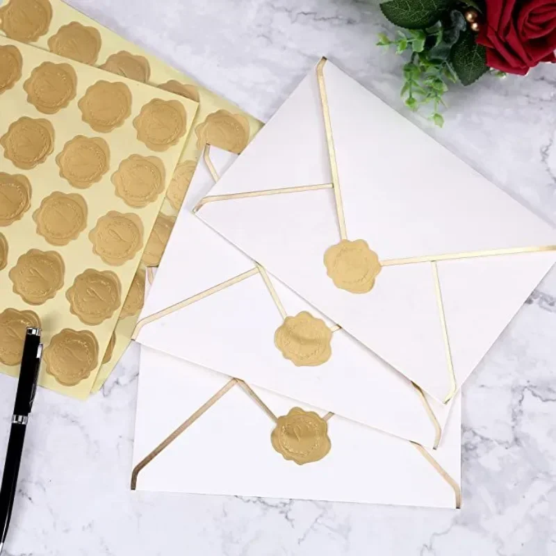 25/100 pçs ouro em relevo cora - Wedding Sutra avaliação e preço