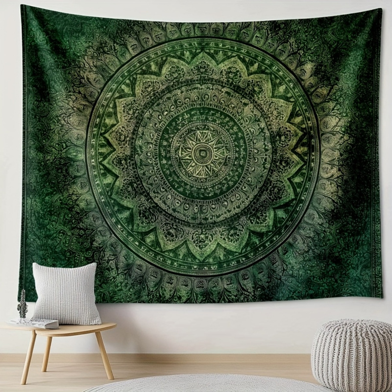 Tapeçaria Floral Mandala Verde - Wedding Sutra avaliação e preço