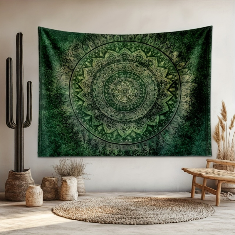 Tapeçaria Floral Mandala Verde - Wedding Sutra avaliação e preço