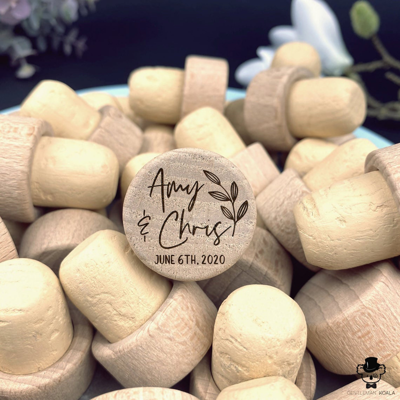 Personalizado Rolha De Vinho D - Wedding Supply List avaliação e preço