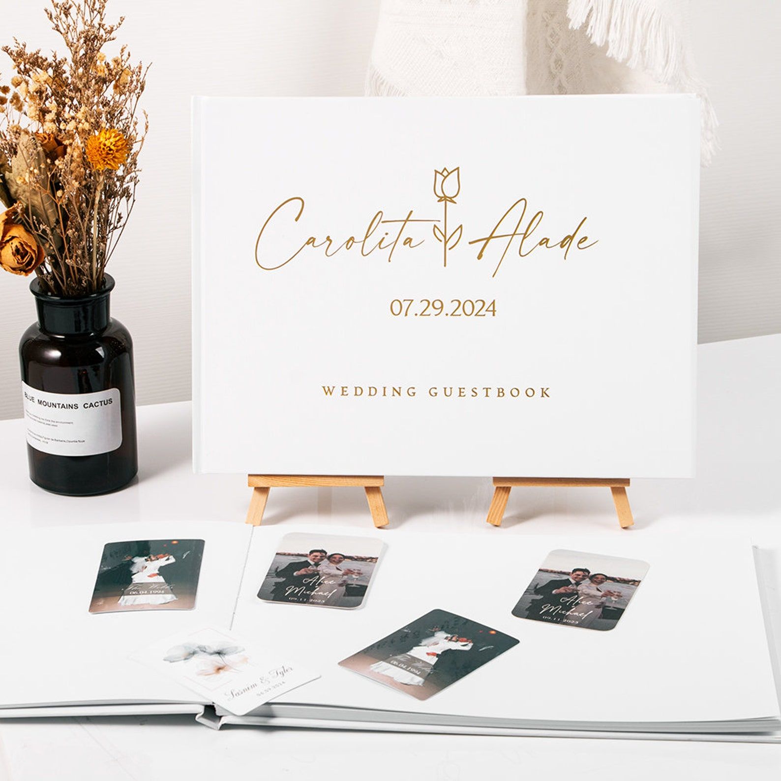 Livro de visitas personalizado - Wedding Supply List avaliação e preço