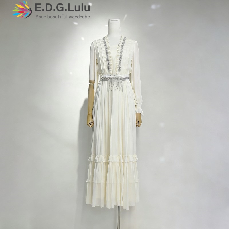 EDGLuLu Vestido Longo Elegante - Wedding Lulu avaliação e preço